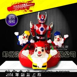 鎧甲勇士充氣電瓶車外罩 雙人充氣電瓶車彩燈氣模 小矮人充氣電動(dòng)玩具車